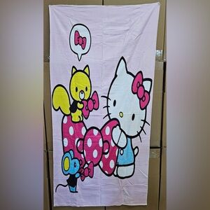 Hello kitty beach towel